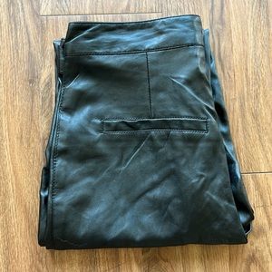 Never worn skinny faux leather pants